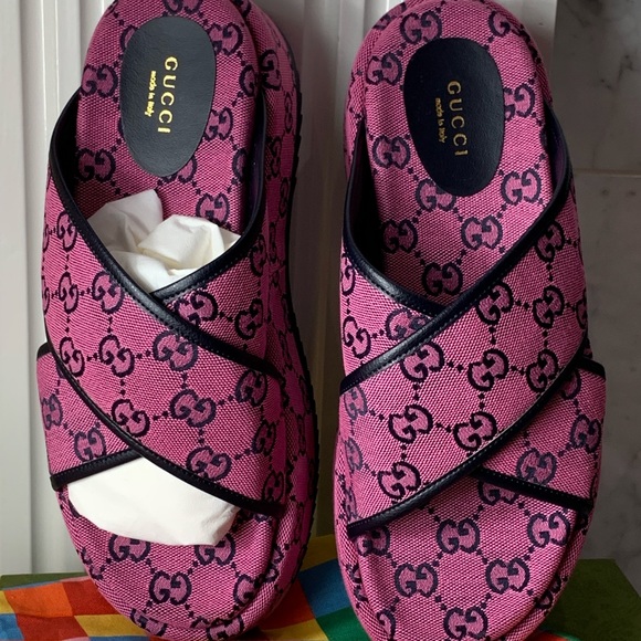 Gg Multicolor Platform Sandals Sandal Design